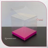  8x8x8 Mor İç Yükselticili Otomatik Asetat Kutu
