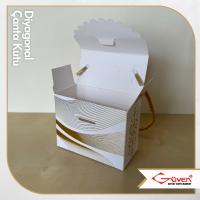 [İp Saplı] 7x9x4.5 Diyagonal Çanta Kutu
