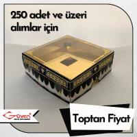 [Kampanyalı] [Desen #2] 8x8x3 Gold Zikirmatik Kutusu