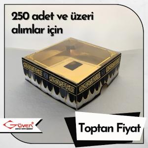 [Kampanyalı] [Desen #3] 8x8x3 Gold Zikirmatik Kutusu
