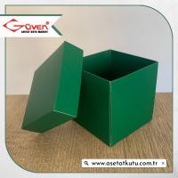10x10x10 Yeşil Komple Karton Kutu