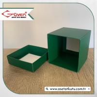 10x10x10 Yeşil Komple Karton Kutu