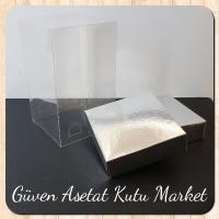 10x10x16 Çift Taraflı Gümüş Metalize Karton Kutu