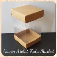 10x10x16 Çift Taraflı Kraft Karton Kutu