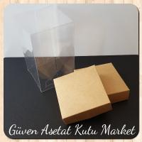 10x10x16 Çift Taraflı Kraft Karton Kutu