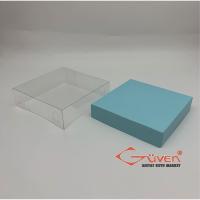 10x10x3 İçi Asetat, Altı Mavi Karton Kutu