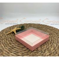 10x10x3 İçi Asetat, Altı Pembe Karton Kutu
