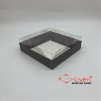 10x10x3 İçi Asetat, Altı Siyah Karton Kutu