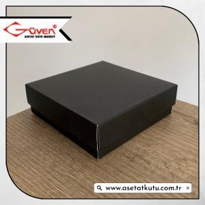 10x10x3 Siyah Komple Karton Kutu