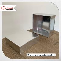 10x10x5 Gümüş Komple Karton Kutu