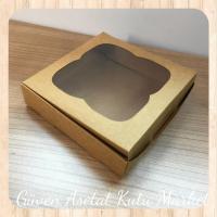 11x11x3 Kraft Pencereli Karton Kutu