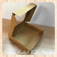 11x11x3 Kraft Pencereli Karton Kutu