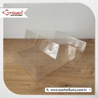 11x11x3 Ölçülü Asetat Kutu