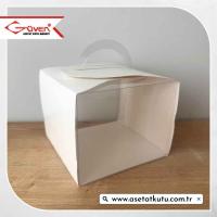 12.5x12.5x10 Dilim Pasta Kutusu