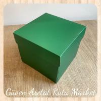 12x12x10 Yeşil Komple Karton Kutu