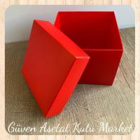 12x12x10 Kırmızı Komple Karton Kutu