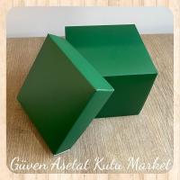 12x12x10 Yeşil Komple Karton Kutu