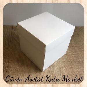 12x12x12 Beyaz Komple Karton Kutu