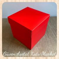 12x12x12 Kırmızı Komple Karton Kutu