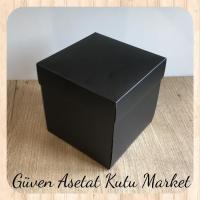 12x12x12 Siyah Komple Karton Kutu