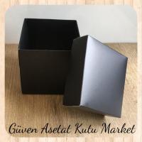 12x12x12 Siyah Komple Karton Kutu