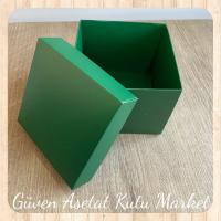 12x12x12 Yeşil Komple Karton Kutu