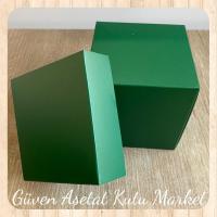 12x12x12 Yeşil Komple Karton Kutu