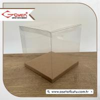 12x12x12 Kraft İç Yükselticili Otomatik Asetat Kutu