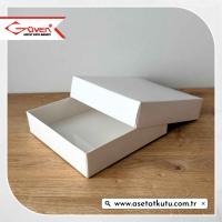 12x12x3 Beyaz Komple Karton Kutu
