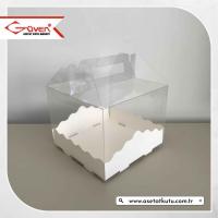 13x13x12 Beyaz Pasta Kutusu