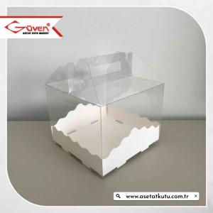 13x13x12 Beyaz Pasta Kutusu