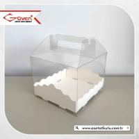 13x13x12 Beyaz Pasta Kutusu