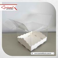 13x13x12 Beyaz Pasta Kutusu