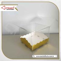 13x13x12 Gold Metalize Pasta Kutusu