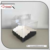 13x13x12 Siyah Pasta Kutusu