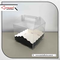 13x13x12 Siyah Pasta Kutusu
