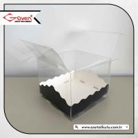 13x13x12 Siyah Pasta Kutusu