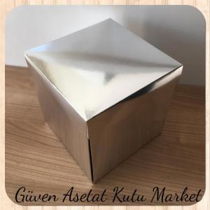 15X15X15 Gümüş Komple Karton Kutu