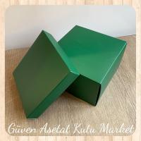 15x15x10 Yeşil Komple Karton Kutu