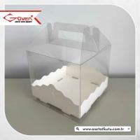 15x15x12 Beyaz Pasta Kutusu