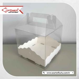 15x15x12 Beyaz Pasta Kutusu