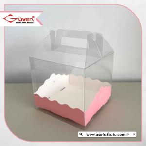 15x15x12 Pembe Pasta Kutusu