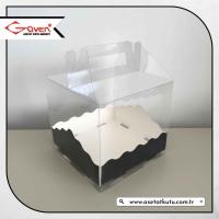 15x15x12 Siyah Pasta Kutusu