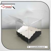 15x15x12 Siyah Pasta Kutusu