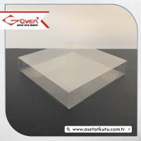 15x15x3 Ölçülü Asetat Kutu