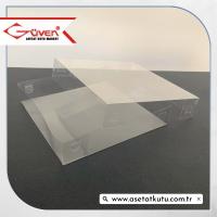 15x15x3 Ölçülü Asetat Kutu