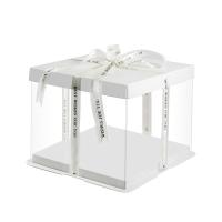 17x17x20 Beyaz Karton ve Asetat Kutu (HM28)