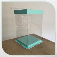 17x17x28 Mavi Karton ve Asetat Kutu (HM29)
