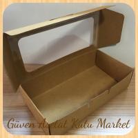 20x10x5 Kraft Pencereli Karton Kutu
