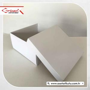 20x20x10 Beyaz Komple Karton Kutu